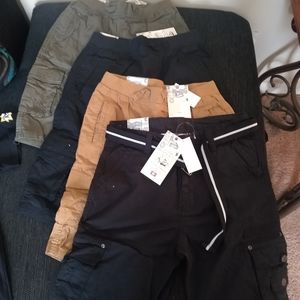 Boys cargo shorts size 18
